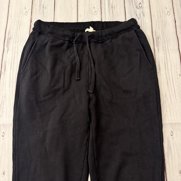 EILEEN FISHER Women's Jogger Sweats Black Organic Cotton Size Small Petite SP - Picture 2 of 10